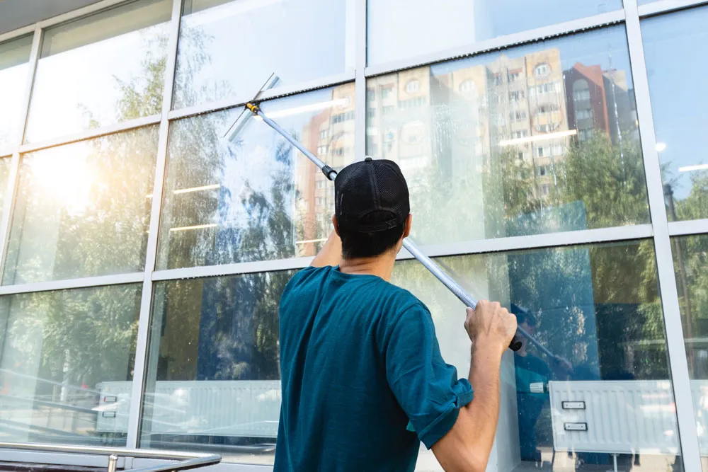 Professional window cleaning service by Veteran Cleaners in Alexandria, VA.